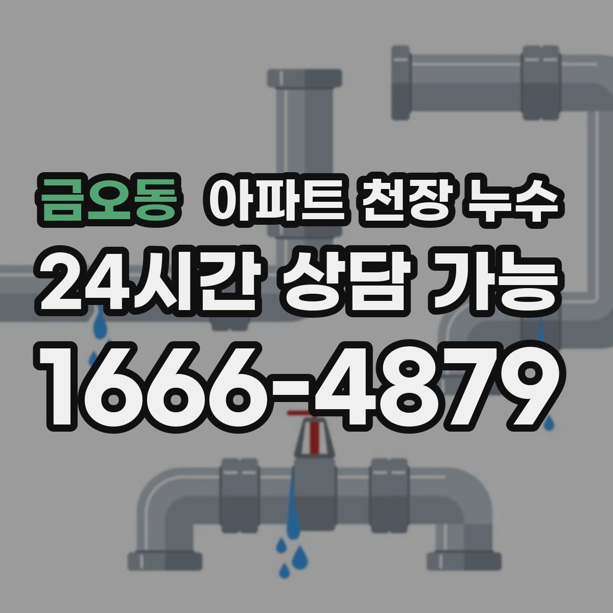 금오동 아파트 천장 누수