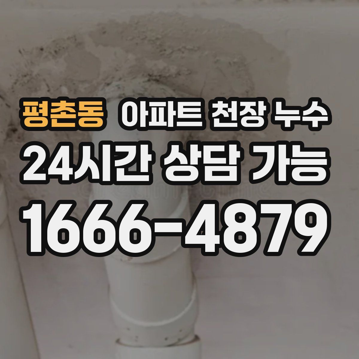 평촌동 아파트 천장 누수