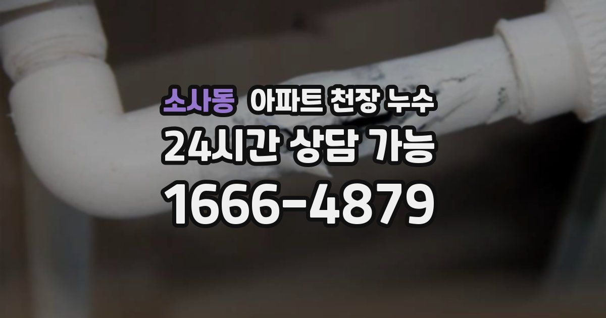 소사동 아파트 천장 누수