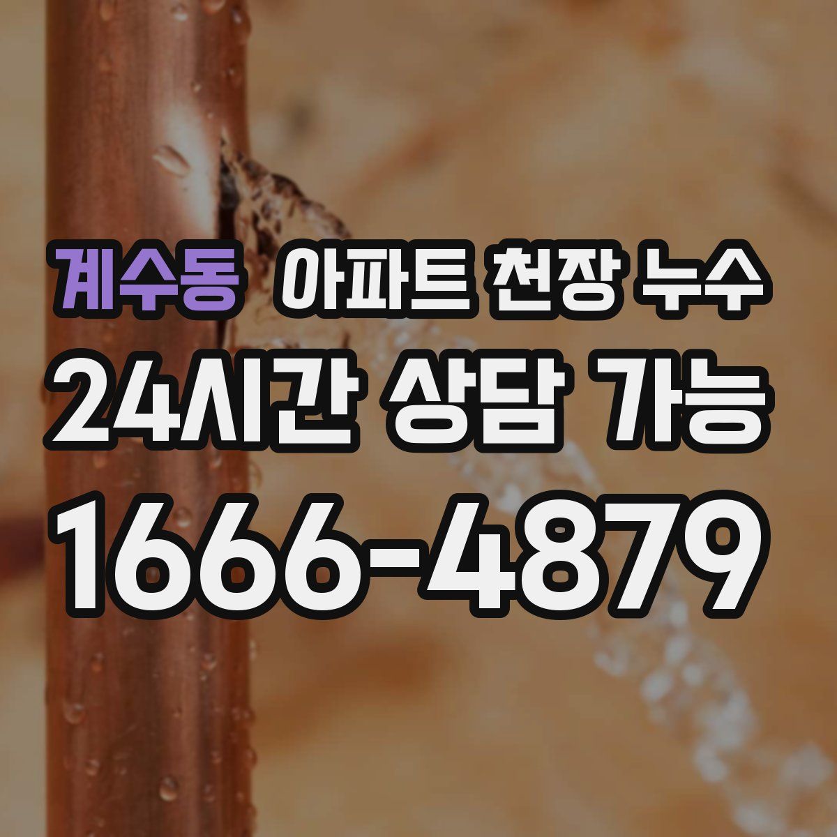 계수동 아파트 천장 누수