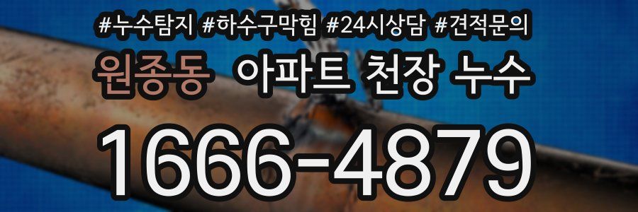 원종동 아파트 천장 누수