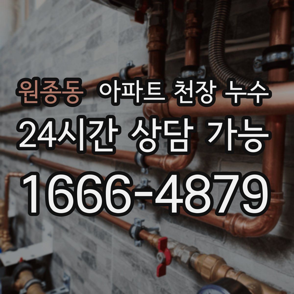 원종동 아파트 천장 누수