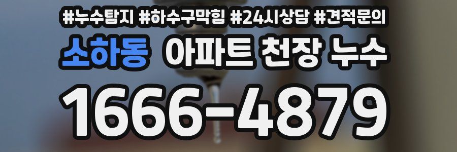 소하동 아파트 천장 누수