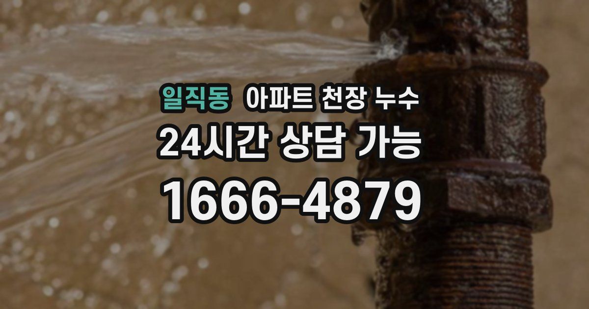 일직동 아파트 천장 누수