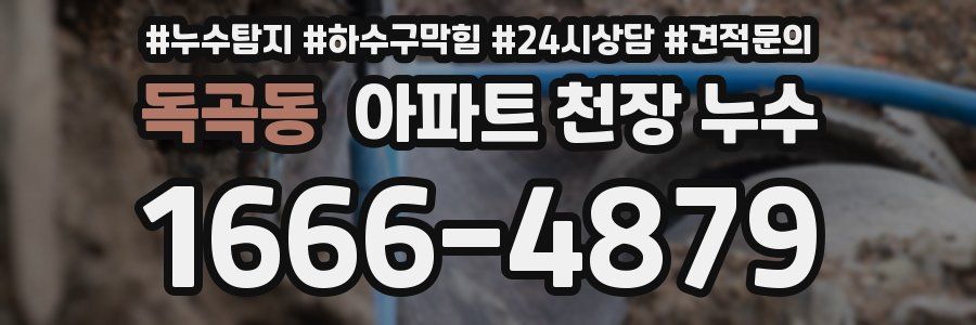 독곡동 아파트 천장 누수