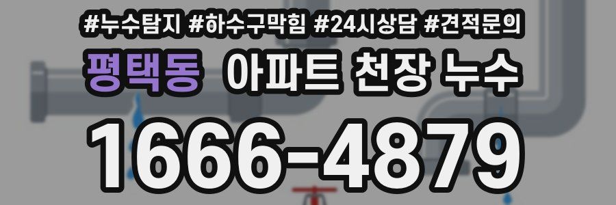 평택동 아파트 천장 누수