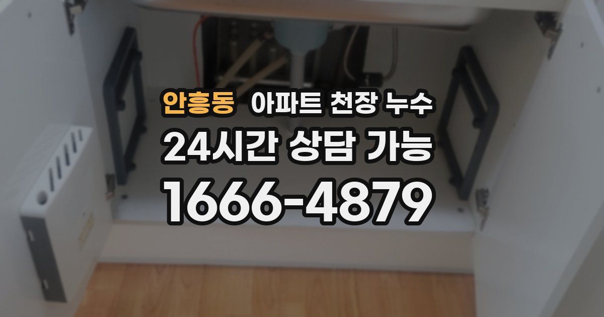 안흥동 아파트 천장 누수