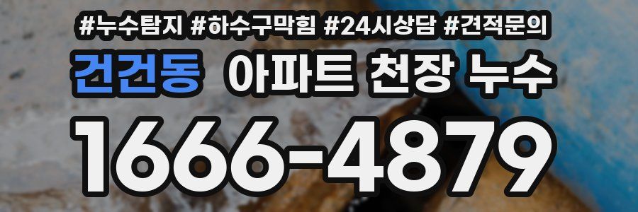건건동 아파트 천장 누수