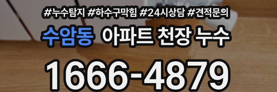 수암동 아파트 천장 누수