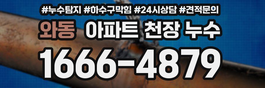 와동 아파트 천장 누수