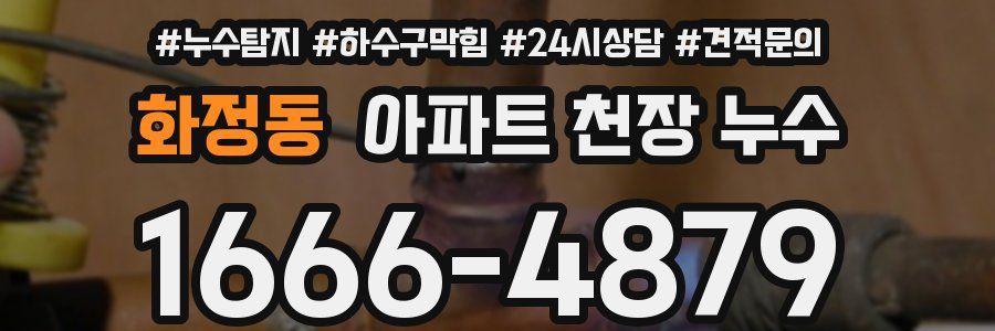 화정동 아파트 천장 누수