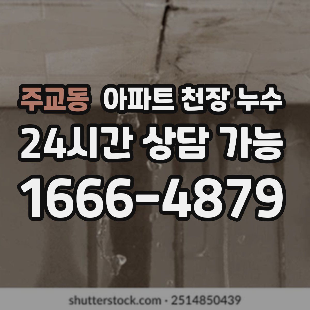 주교동 아파트 천장 누수