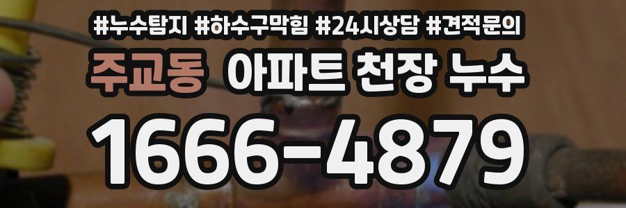 주교동 아파트 천장 누수