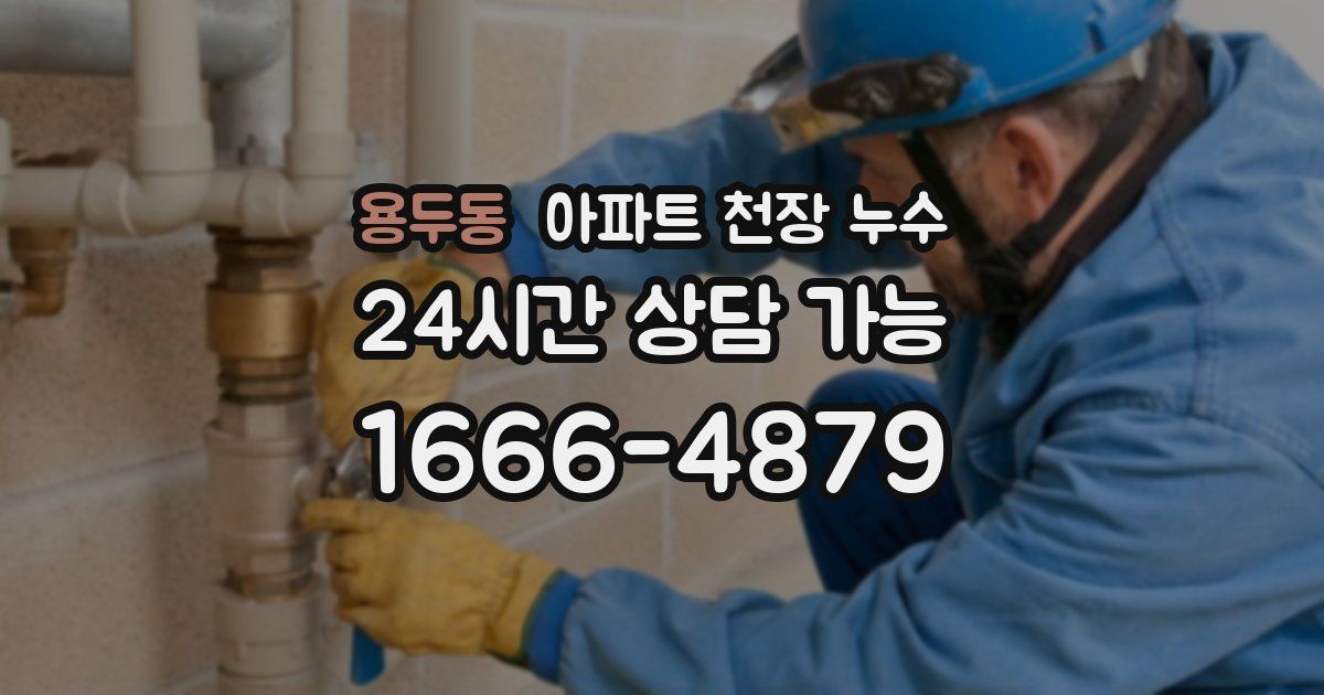 용두동 아파트 천장 누수