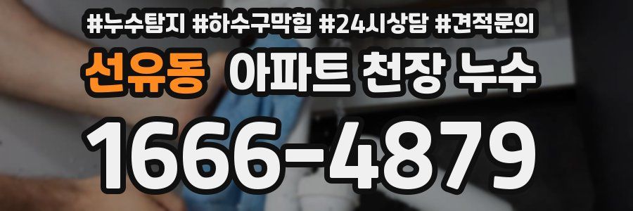 선유동 아파트 천장 누수