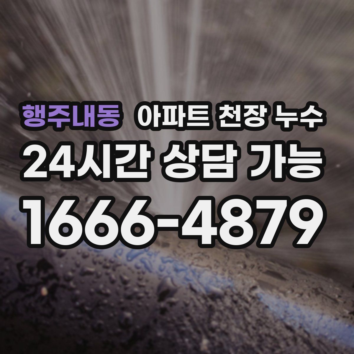 행주내동 아파트 천장 누수