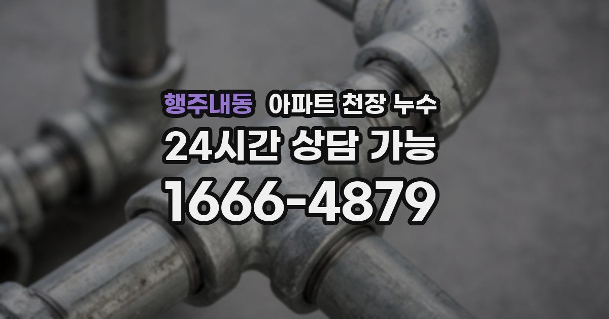 행주내동 아파트 천장 누수