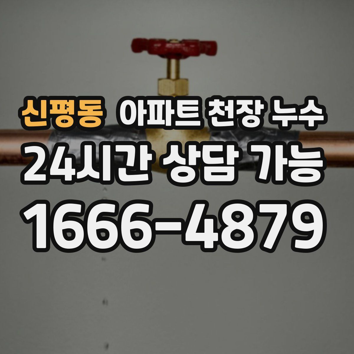 신평동 아파트 천장 누수