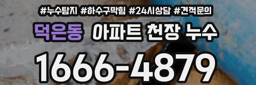 덕은동 아파트 천장 누수