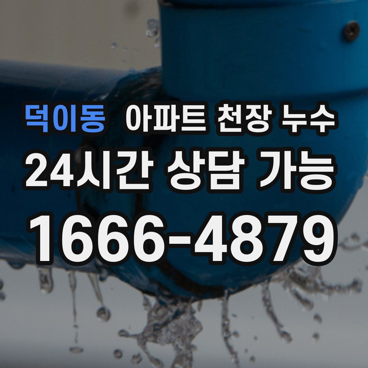 덕이동 아파트 천장 누수