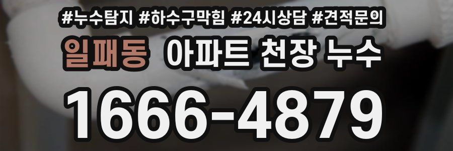 일패동 아파트 천장 누수