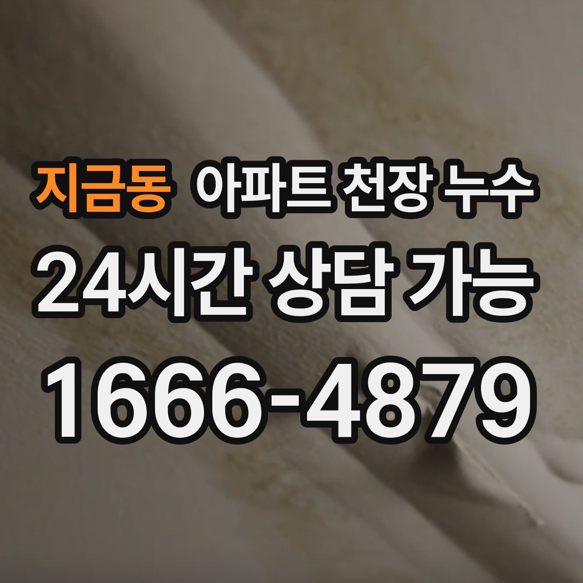 지금동 아파트 천장 누수