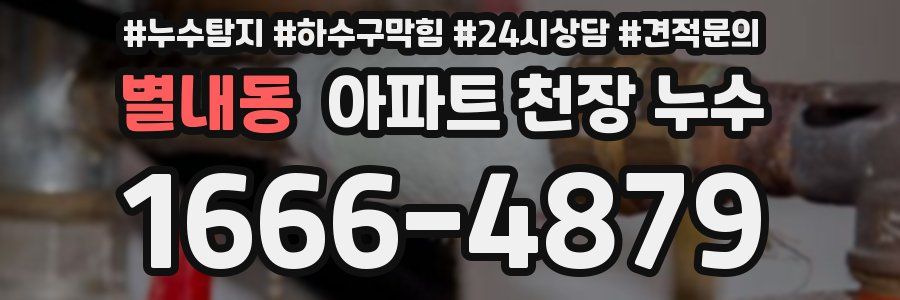 별내동 아파트 천장 누수