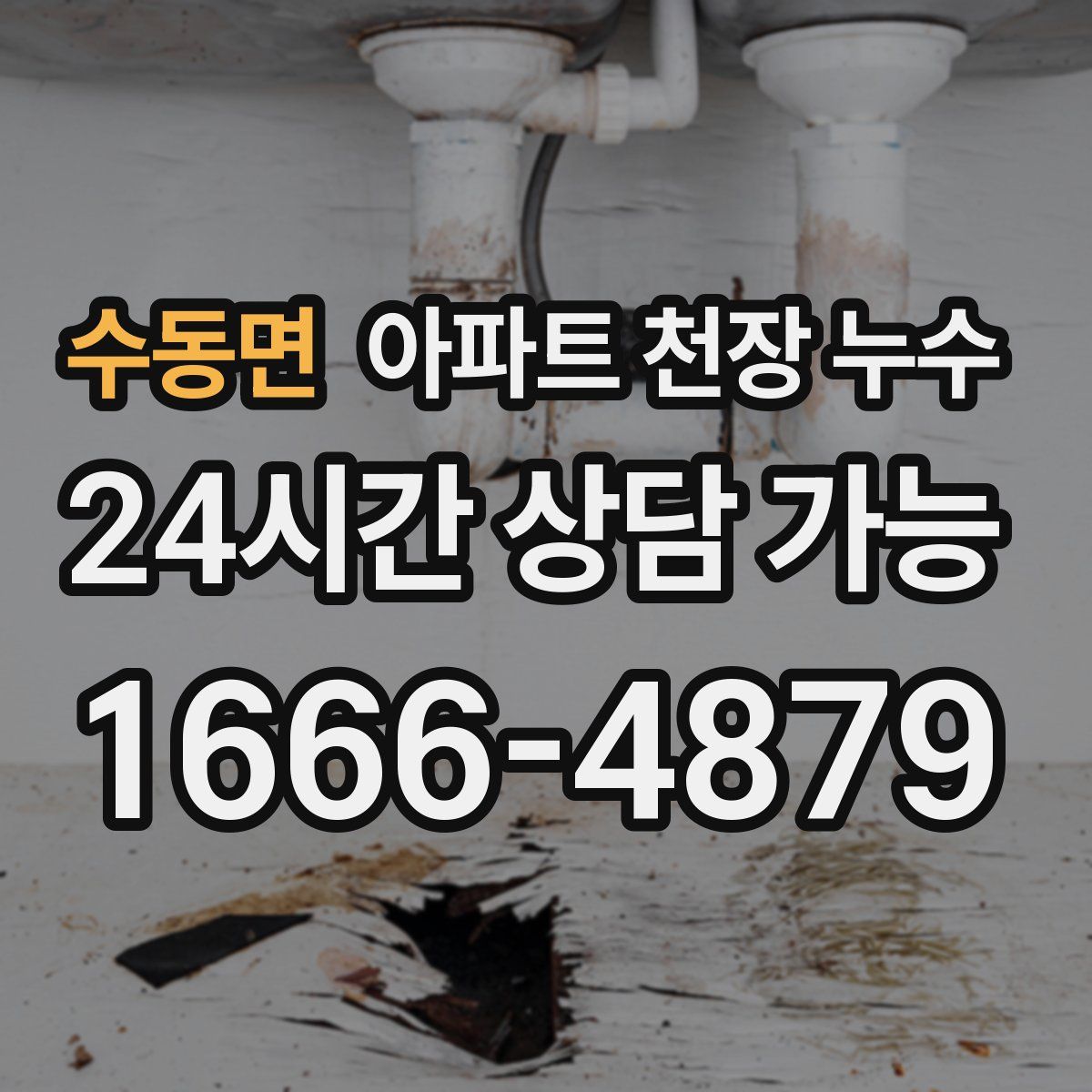 수동면 아파트 천장 누수