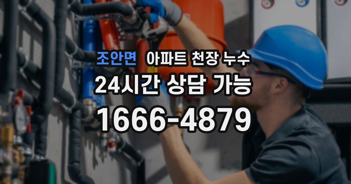 조안면 아파트 천장 누수