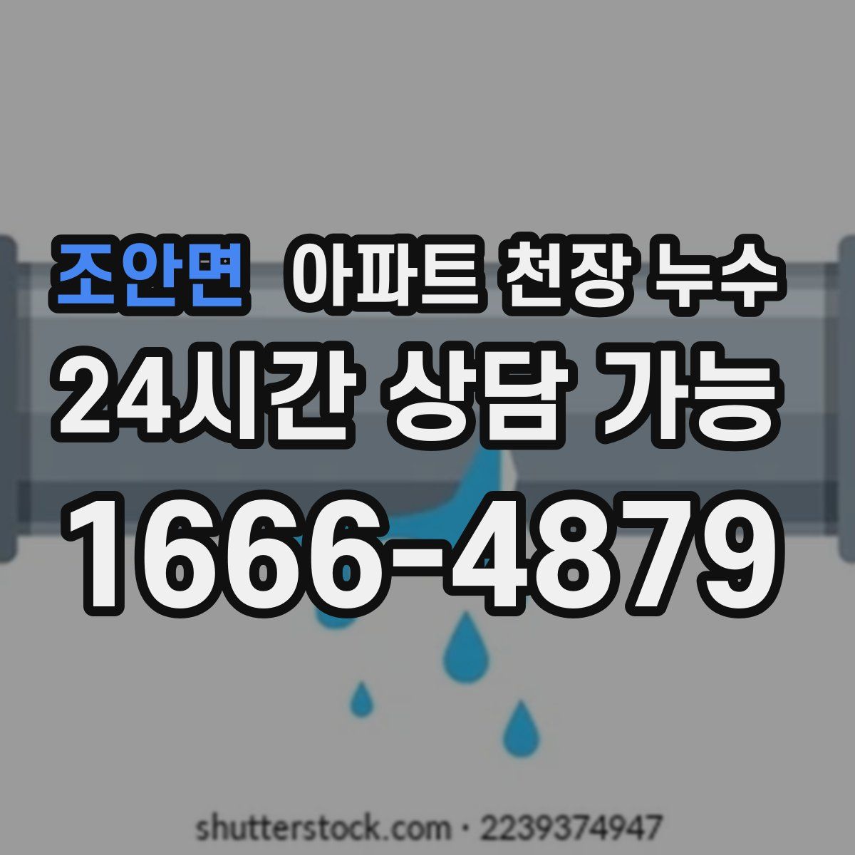 조안면 아파트 천장 누수