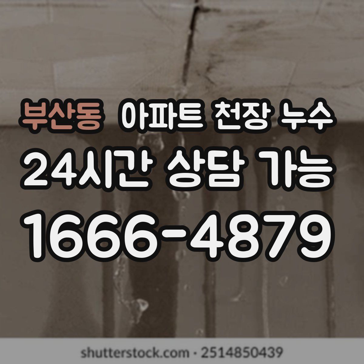 부산동 아파트 천장 누수