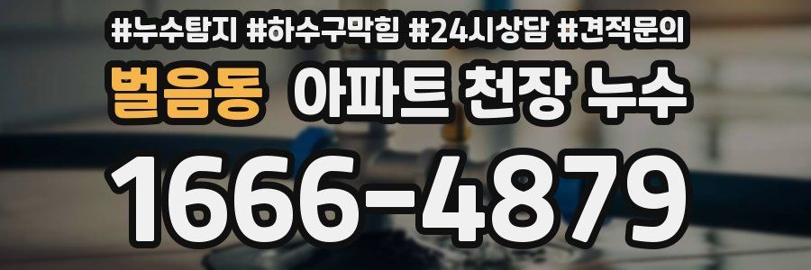 벌음동 아파트 천장 누수