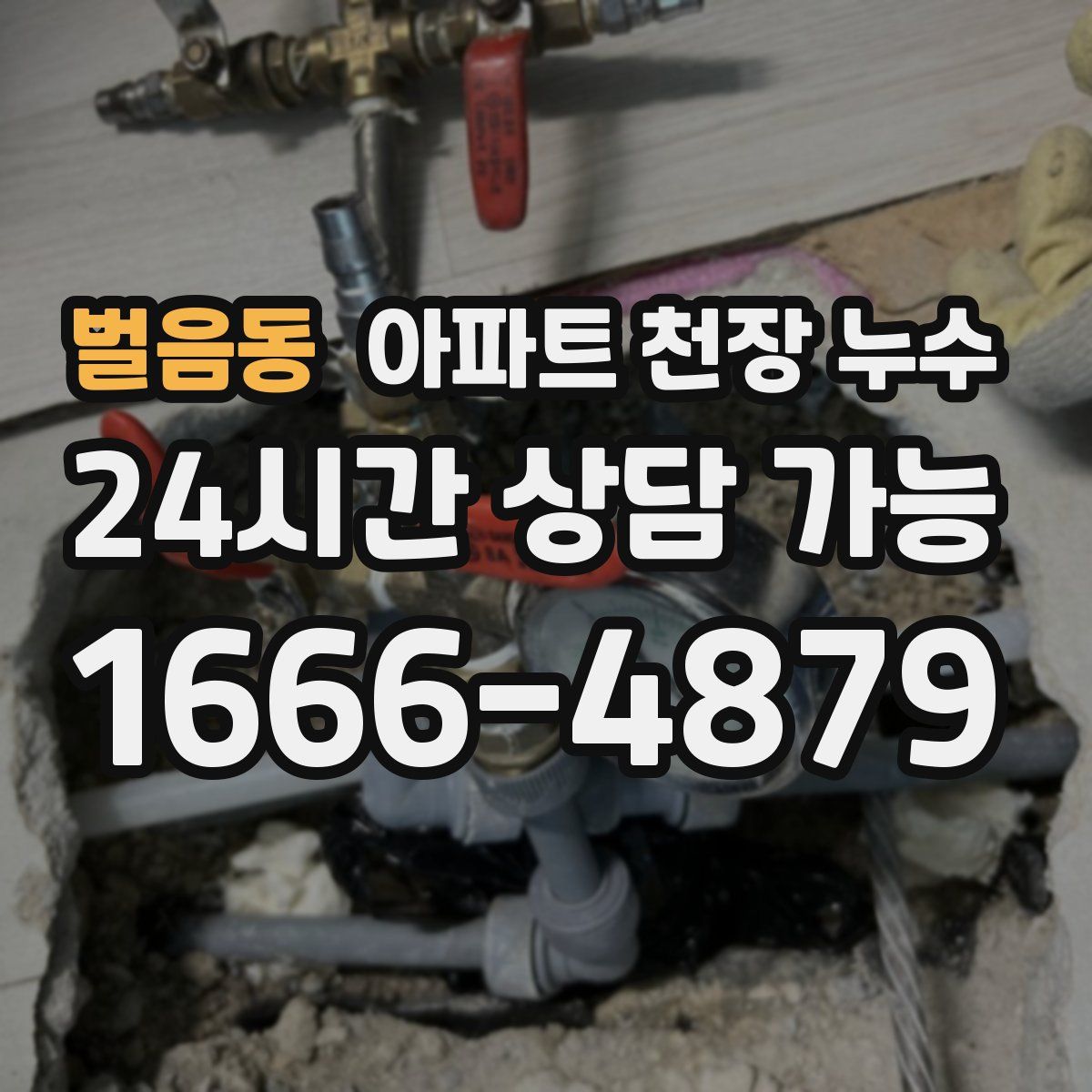 벌음동 아파트 천장 누수