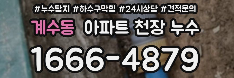 계수동 아파트 천장 누수