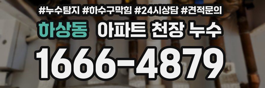 하상동 아파트 천장 누수