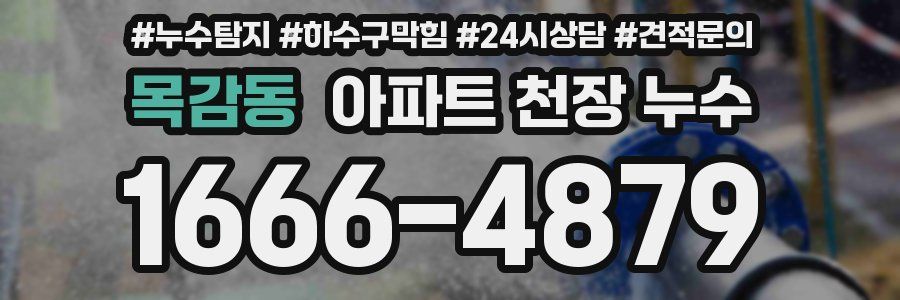 목감동 아파트 천장 누수