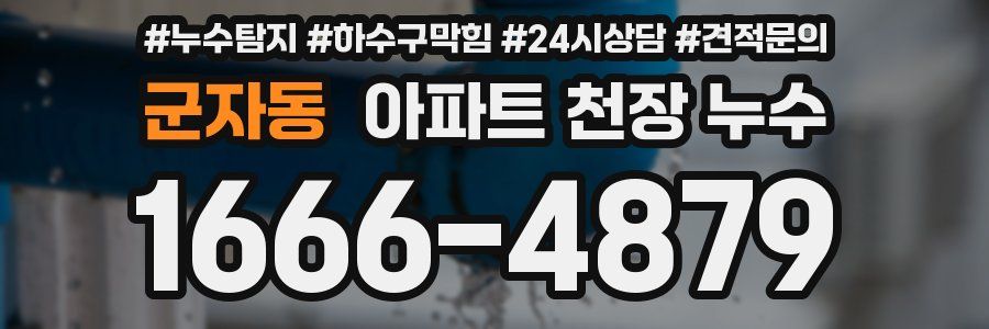 군자동 아파트 천장 누수