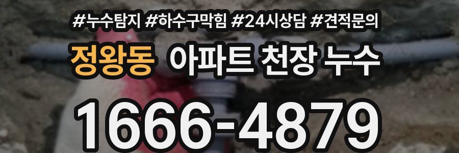 정왕동 아파트 천장 누수