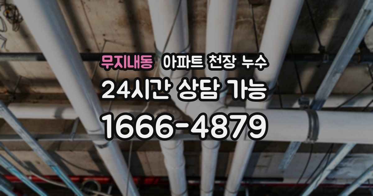 무지내동 아파트 천장 누수