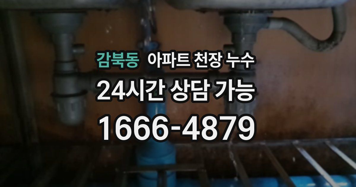감북동 아파트 천장 누수