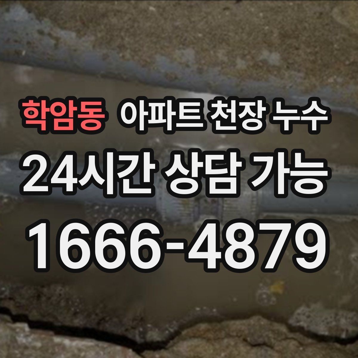 학암동 아파트 천장 누수