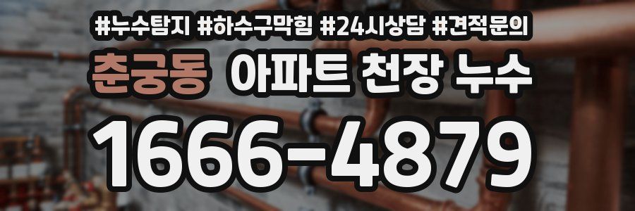 춘궁동 아파트 천장 누수