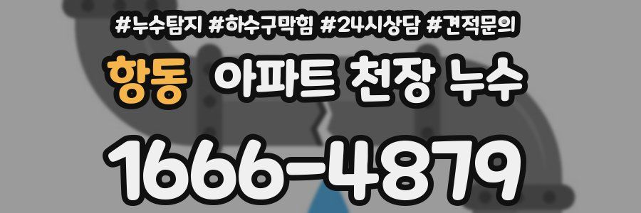 항동 아파트 천장 누수
