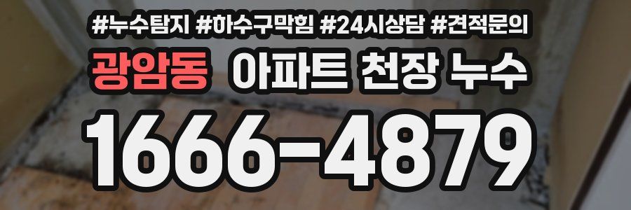 광암동 아파트 천장 누수
