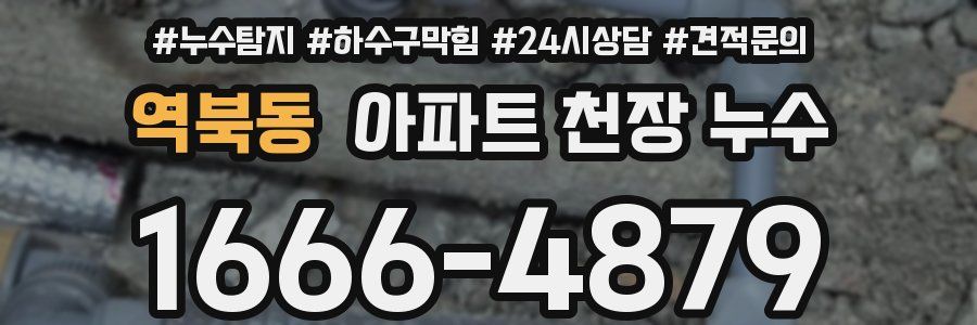 역북동 아파트 천장 누수