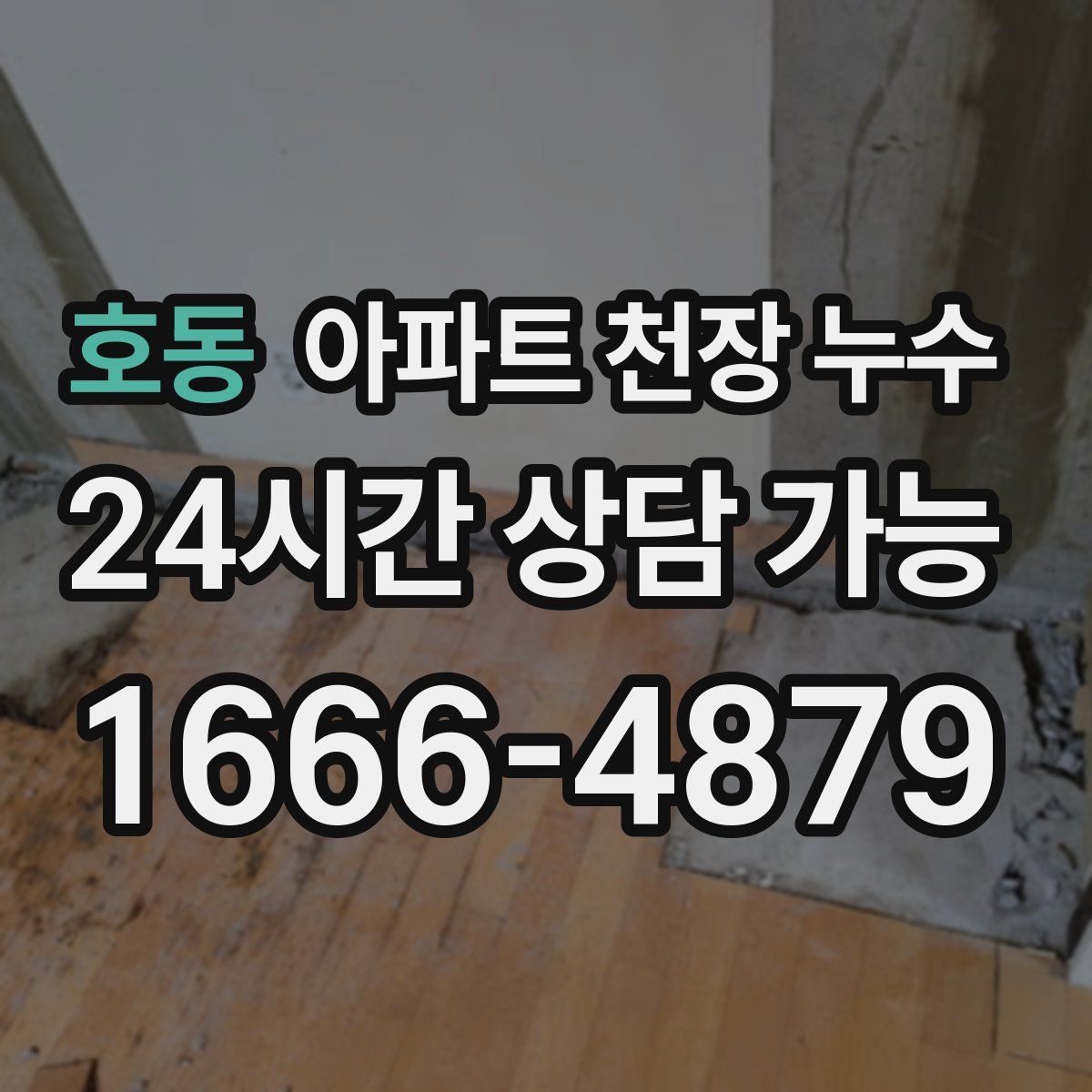 호동 아파트 천장 누수