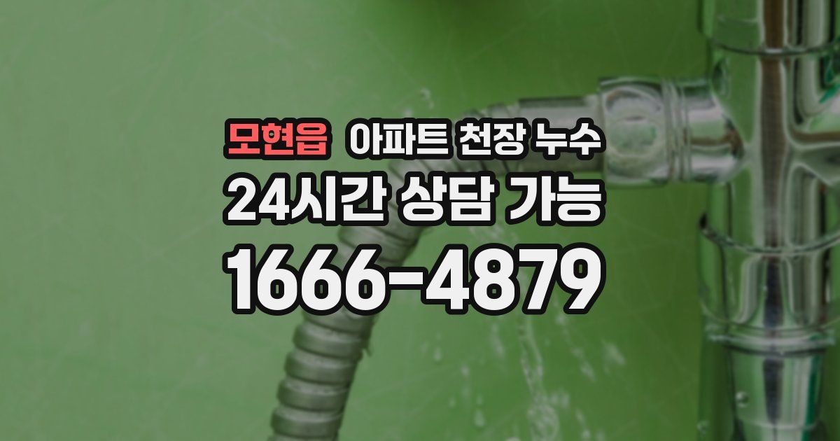 모현읍 아파트 천장 누수