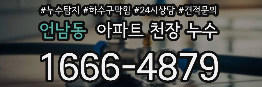 언남동 아파트 천장 누수