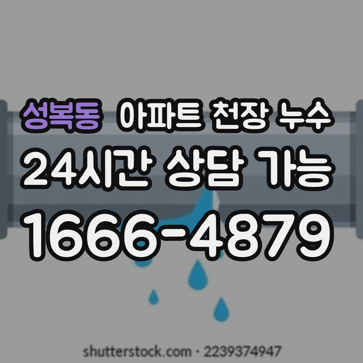성복동 아파트 천장 누수