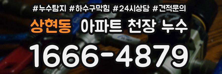 상현동 아파트 천장 누수